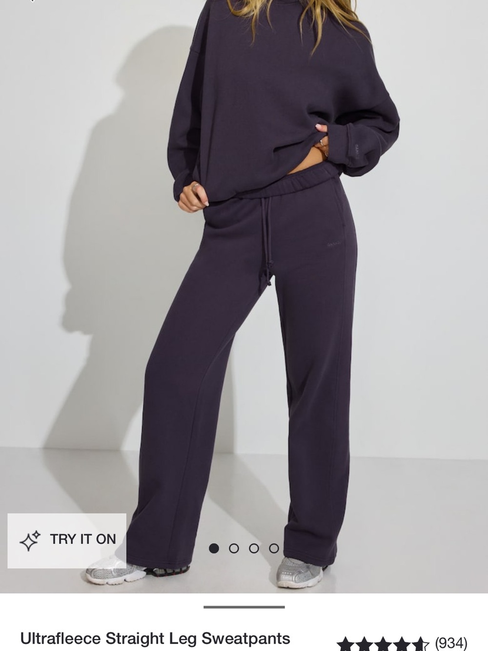 Garage Plum UltraFleece Straight Leg Sweatpants - Picture 3 of 3